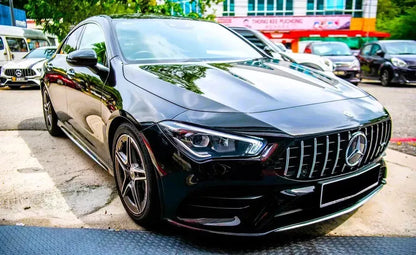 ✨Griglia anterior PANAMERICANA GT nera lucida Mercedes Classe CLA W118 AMG Line✨