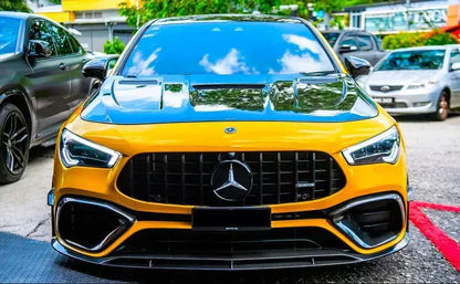 ✨Griglia anterior PANAMERICANA GT nera lucida Mercedes Classe CLA W118 AMG Line✨