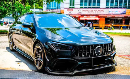 ✨Griglia anterior PANAMERICANA GT nera lucida Mercedes Classe CLA W118 AMG Line✨