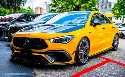 ✨Griglia anterior PANAMERICANA GT nera lucida Mercedes Classe CLA W118 AMG Line✨