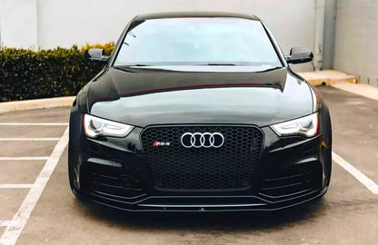 ✨Griglia anteriore Audi RS5 Style A5 S5 B8 griglia a nido nera lucida 13-16✨