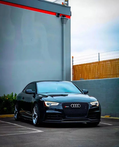 ✨Griglia anteriore Audi RS5 Style A5 S5 B8 griglia a nido nera lucida 13-16✨