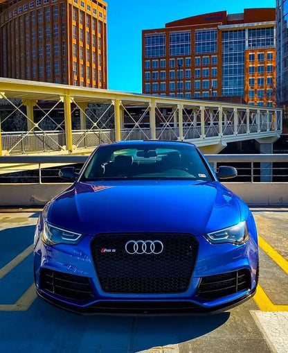 ✨Griglia anteriore Audi RS5 Style A5 S5 B8 griglia a nido nera lucida 13-16✨