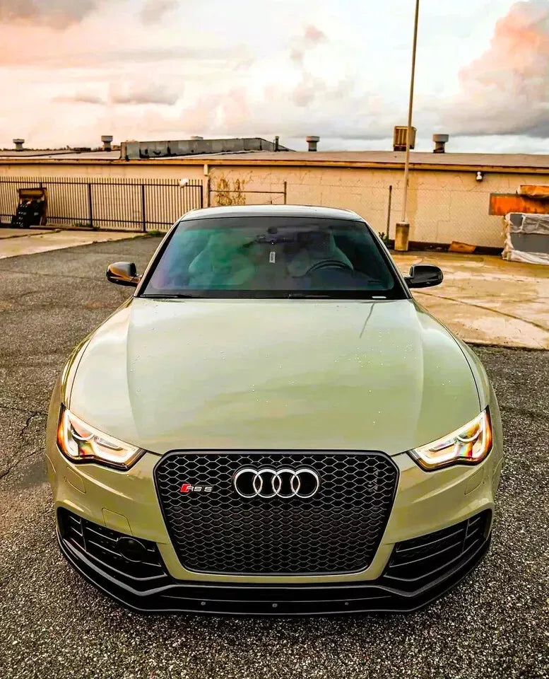 ✨Griglia anteriore Audi RS5 Style A5 S5 B8 griglia a nido nera lucida 13-16✨