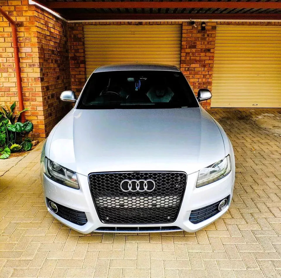 ✨Griglia anteriore Audi RS5 Style A5 S5 B8, griglia a nido nera lucida 08-12✨