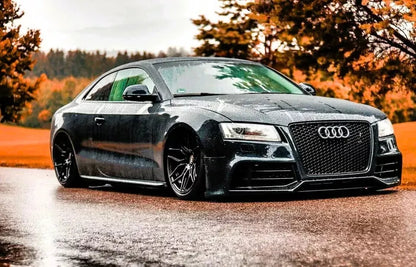 ✨Griglia anteriore Audi RS5 Style A5 S5 B8, griglia a nido nera lucida 08-12✨