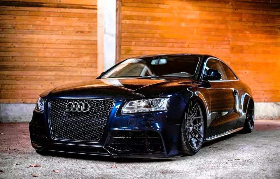 ✨Griglia anteriore Audi RS5 Style A5 S5 B8, griglia a nido nera lucida 08-12✨