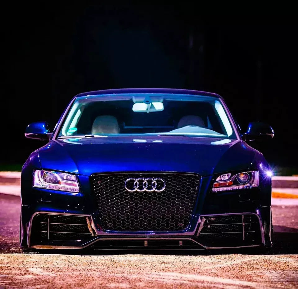 ✨Griglia anteriore Audi RS5 Style A5 S5 B8, griglia a nido nera lucida 08-12✨