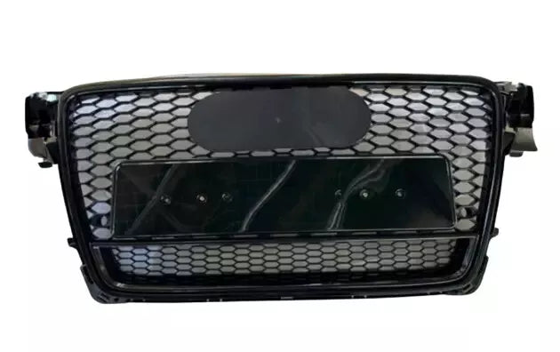 ✨Griglia anteriore Audi RS4 Style A4 S4 B8, griglia a nido nera lucida 08-12✨