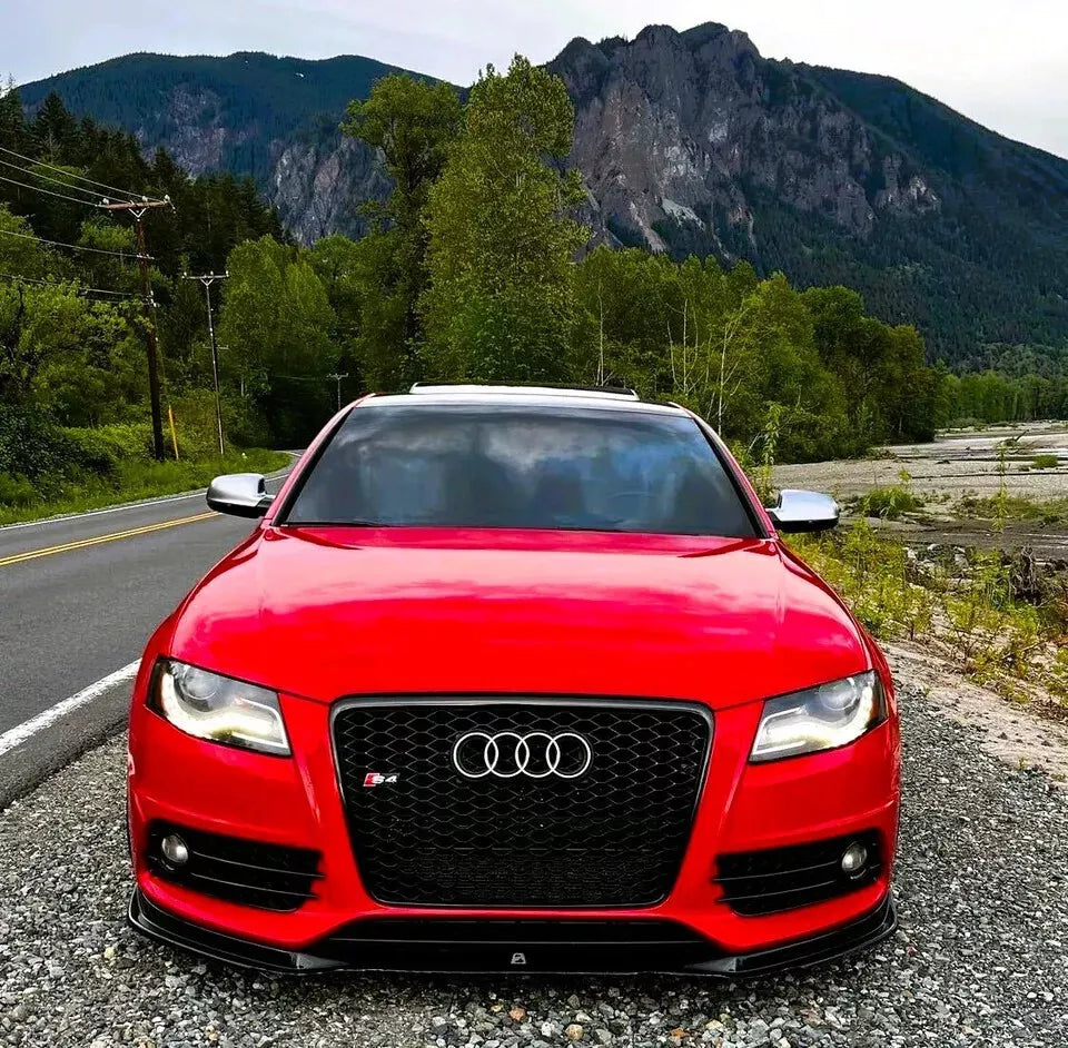 ✨Griglia anteriore Audi RS4 Style A4 S4 B8, griglia a nido nera lucida 08-12✨