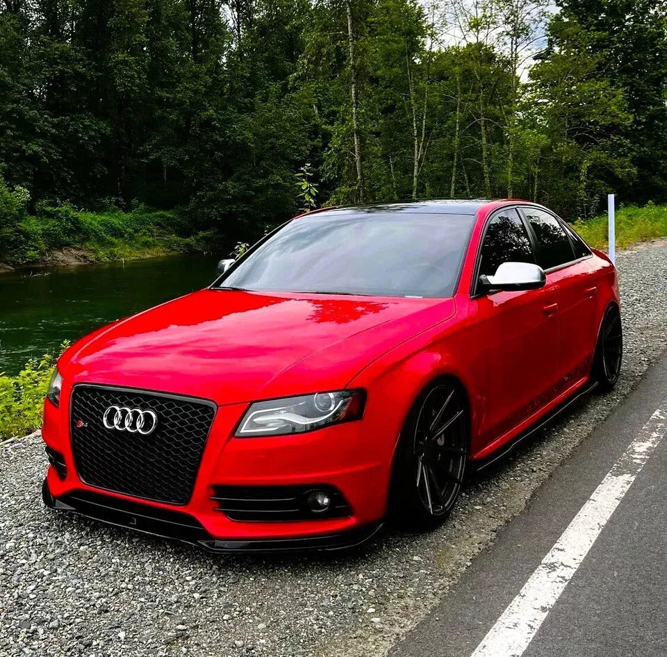✨Griglia anteriore Audi RS4 Style A4 S4 B8, griglia a nido nera lucida 08-12✨