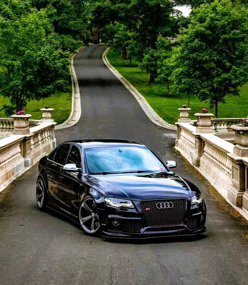 ✨Griglia anteriore Audi RS4 Style A4 S4 B8, griglia a nido nera lucida 08-12✨