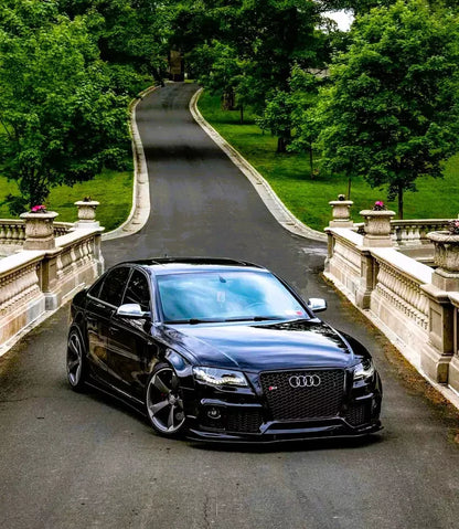 ✨Griglia anteriore Audi RS4 Style A4 S4 B8, griglia a nido nera lucida 08-12✨