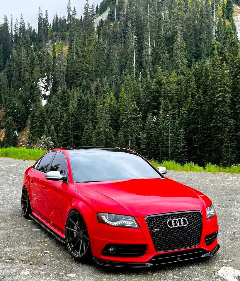 ✨Griglia anteriore Audi RS4 Style A4 S4 B8, griglia a nido nera lucida 08-12✨