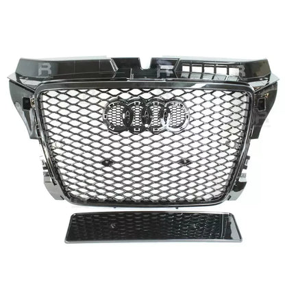 ✨Griglia anteriore Audi RS3 Style A3 S3 8P, griglia a nido nera lucida, 09-13✨