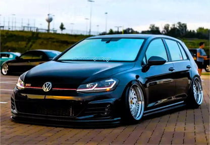 ✨Griglia in stile VW Golf MK7 GTI, griglia a nido d'ape nera opaca, 2013-16✨