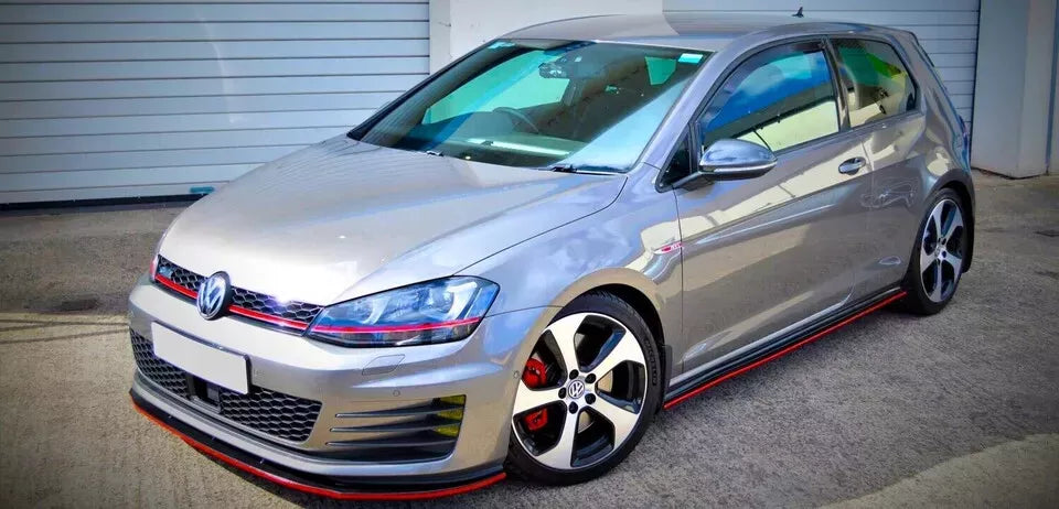 ✨Griglia in stile VW Golf MK7 GTI, griglia a nido d'ape nera opaca, 2013-16✨