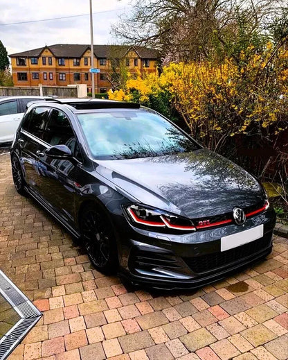✨Griglia in stile VW Golf MK7 GTI, griglia a nido d'ape nera opaca, 2013-16✨