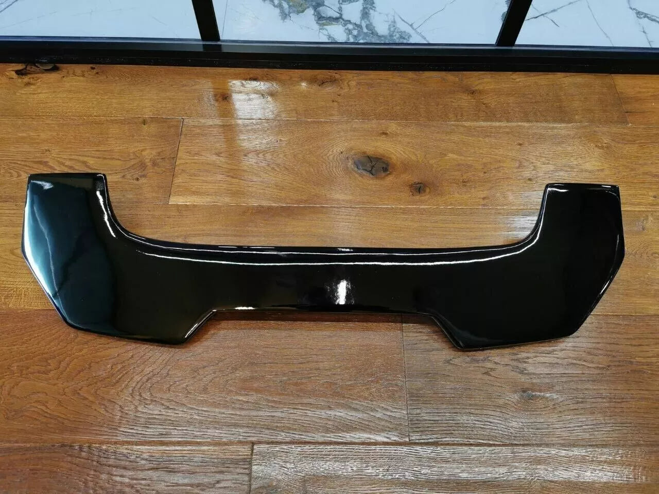 🔥1657 SPOILER TETTO PER DACIA DUSTER 2 18-21 LOOK SAFARI NERO LUCIDO 🔥