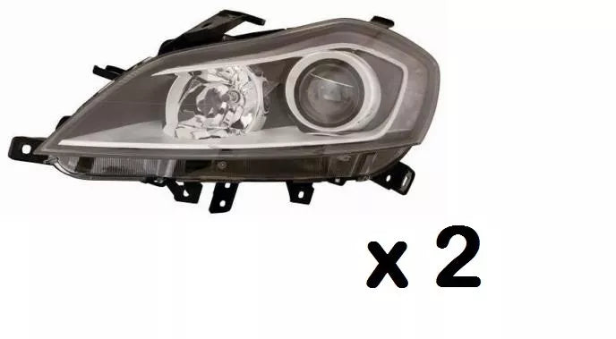 🔥COPPIA FARI ANTERIORI DX + SX PER LANCIA DELTA (2008 IN POI) ATTACCO H7/H7🔥