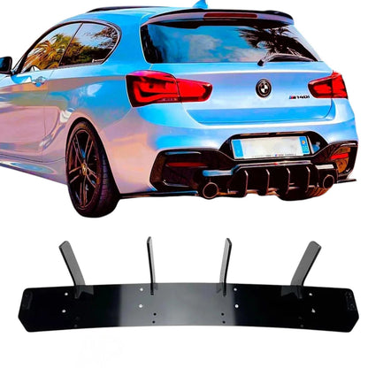 💕 Diffusore Posteriore Nero Lucido Shark Fin BMW F20 F21 LCI M135i M140i 💕