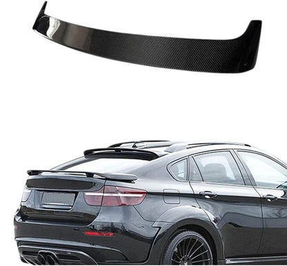💕 Spoiler Tetto Posteriore Nero Lucido BMW X6 E71 X6M 2008–2015 Roof Wing 💕
