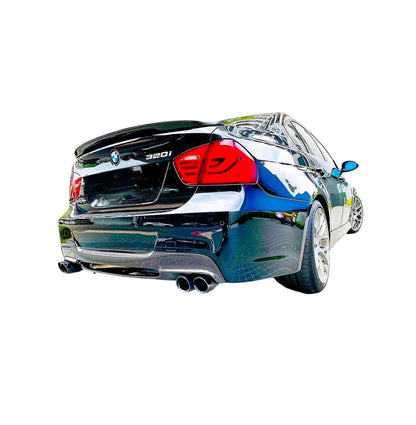 💕 Spoiler Posteriore M4 Style Nero Lucido BMW Serie 3 E90 M3 Berlina 💕