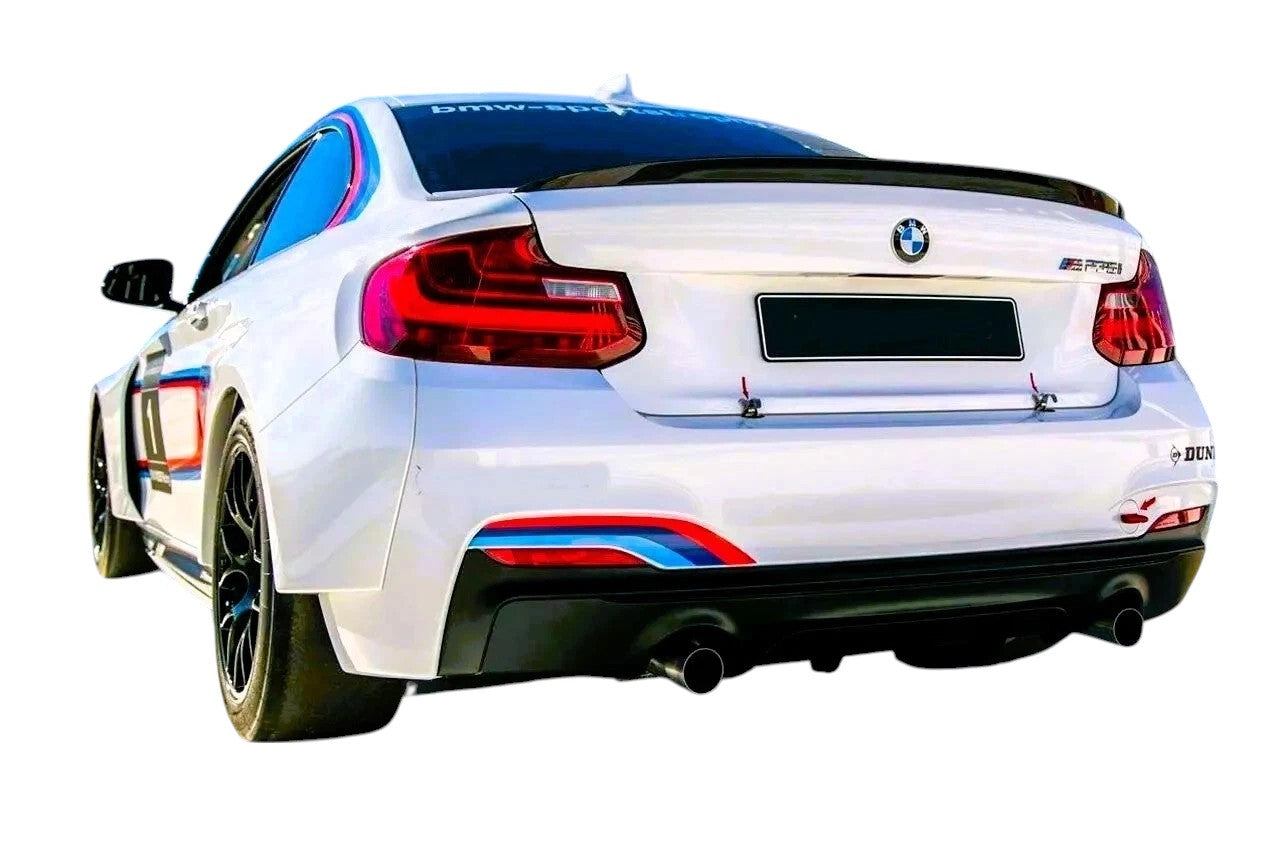 💕 Spoiler Posteriore P Style Nero Lucido BMW Serie 2 F22 Coupé 2013–2021 💕