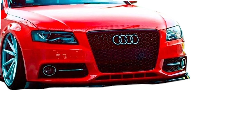 💕Splitter Anteriore Nero Lucido Audi A4 S4 B8 S-Line 2008–2012 | Lip Sportivo💕
