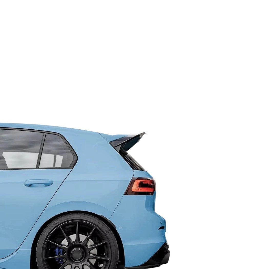 💕 Spoiler Tetto Nero Lucido Add-On per VW Golf MK8 R GTI GTD CS 2020+ 💕