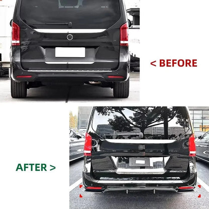 💕 Estrattore Posteriore Nero Lucido per Mercedes V-Class Vito W447 2014–2022 💕
