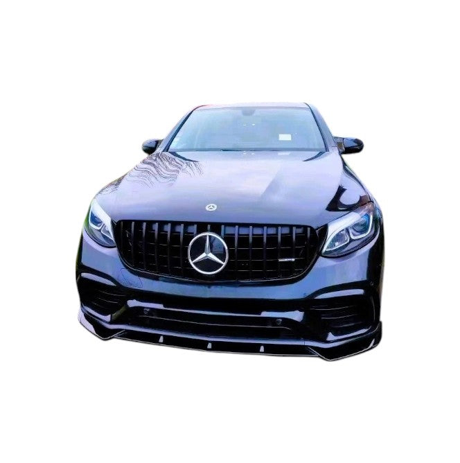 💕 Splitter Anteriore Nero Lucido per Mercedes GLC63 AMG W253 Pre-Facelift 💕