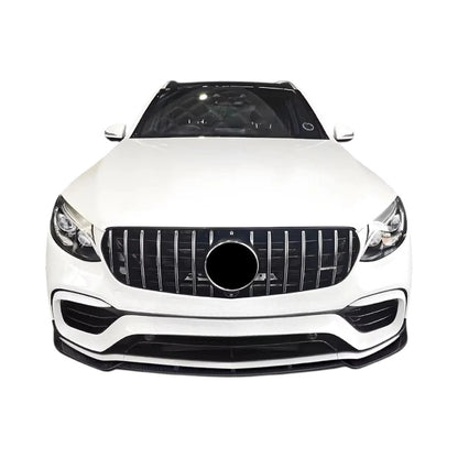 💕 Splitter Anteriore Nero Lucido per Mercedes GLC63 AMG W253 Pre-Facelift 💕