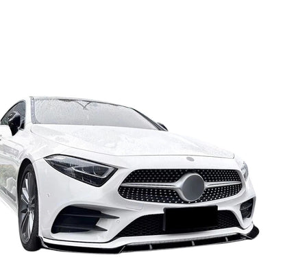 💕 Splitter Anteriore Nero Lucido per Mercedes CLS W257 AMG Line 2018–2023 💕