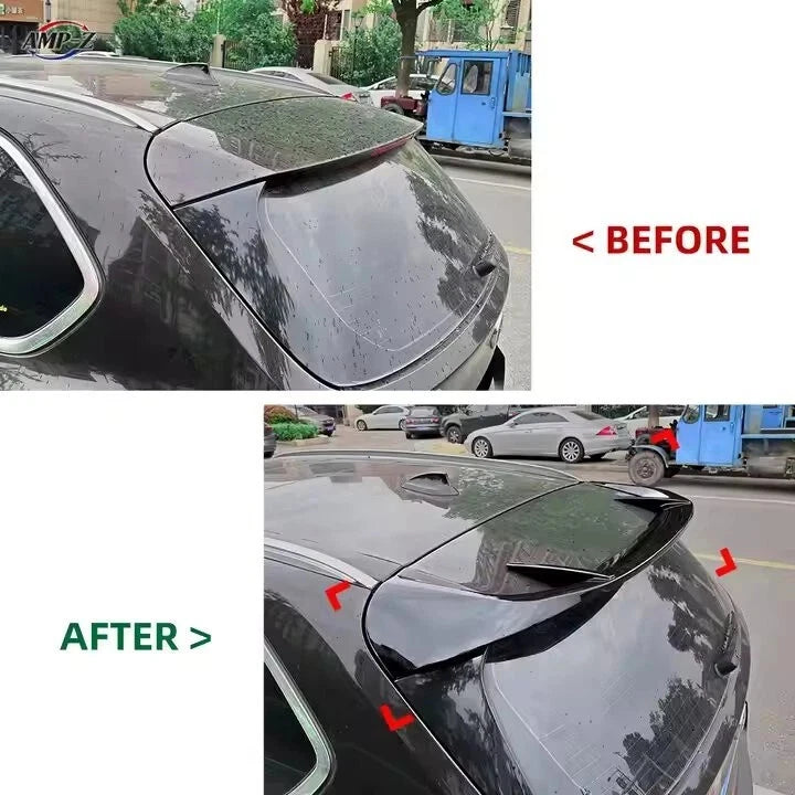💕 Spoiler Tetto Nero Lucido per BMW X5 F15 / X5M F85 / M50d 2013–2018 💕