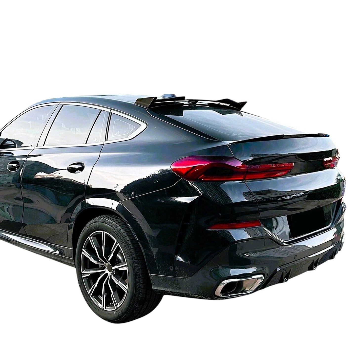 💕 Spoiler Tetto Nero Lucido per BMW X4 G02 / X4M M Sport 2018+ | Body Kit 💕