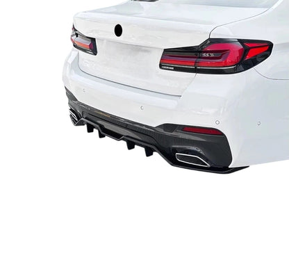 💕 Diffusore Posteriore Nero Lucido per BMW Serie 5 G30 LCI M Sport 💕