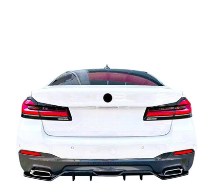 💕 Diffusore Posteriore Nero Lucido per BMW Serie 5 G30 LCI M Sport 💕