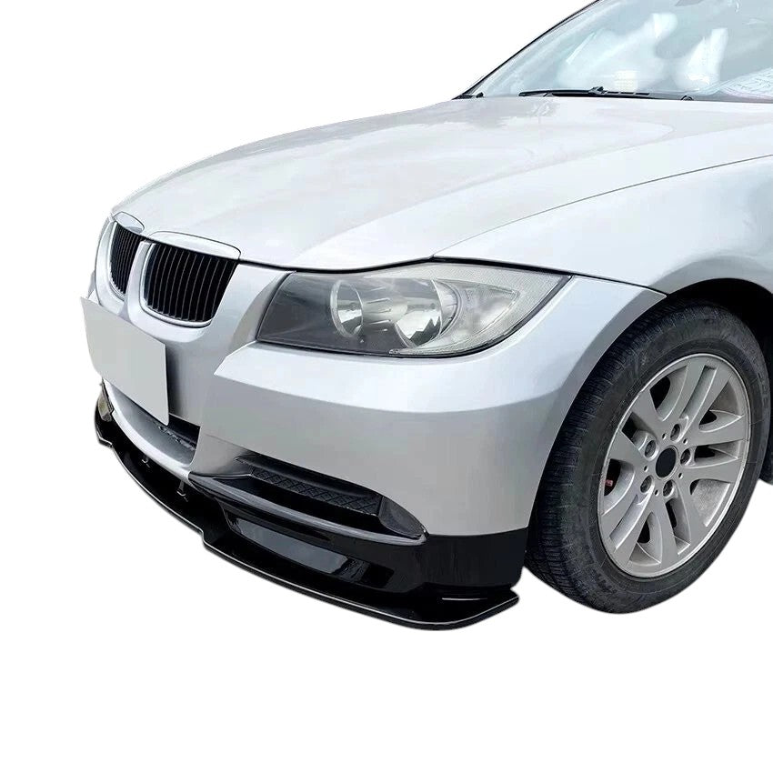 💕 Splitter Anteriore Nero Lucido per BMW Serie 3 E90/E91 PRE-LCI NON M Sport 💕