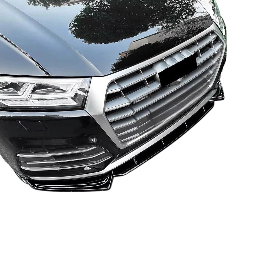 💕 Splitter Anteriore Nero Lucido per Audi Q5 SQ5 FY S Line 2018–2020 💕