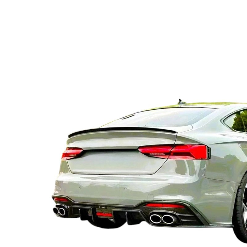 💕 Spoiler Nero Lucido Stile S5 per Audi A5 S5 RS5 B9 Sportback 2017+ 💕