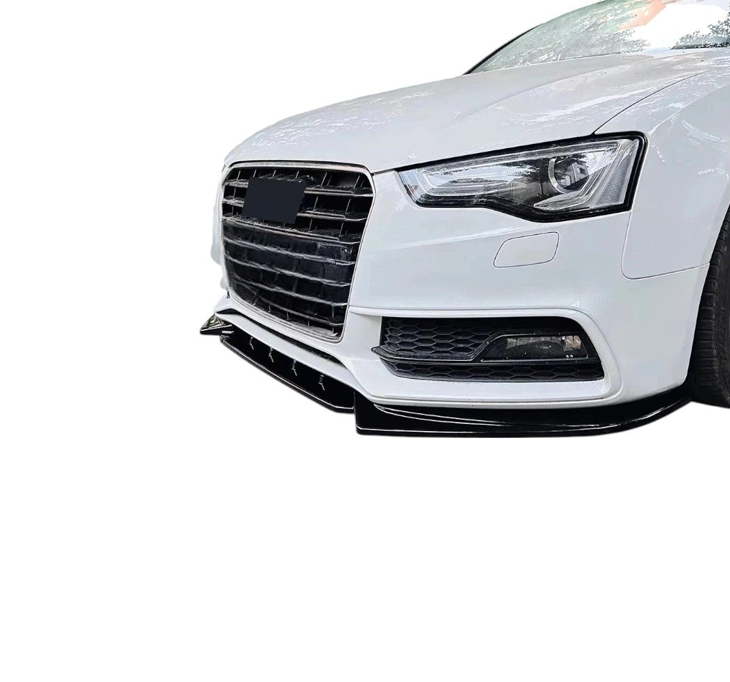 💕 Splitter Anteriore Nero Lucido per Audi A5 S5 B8.5 S Line 2011–2016 💕