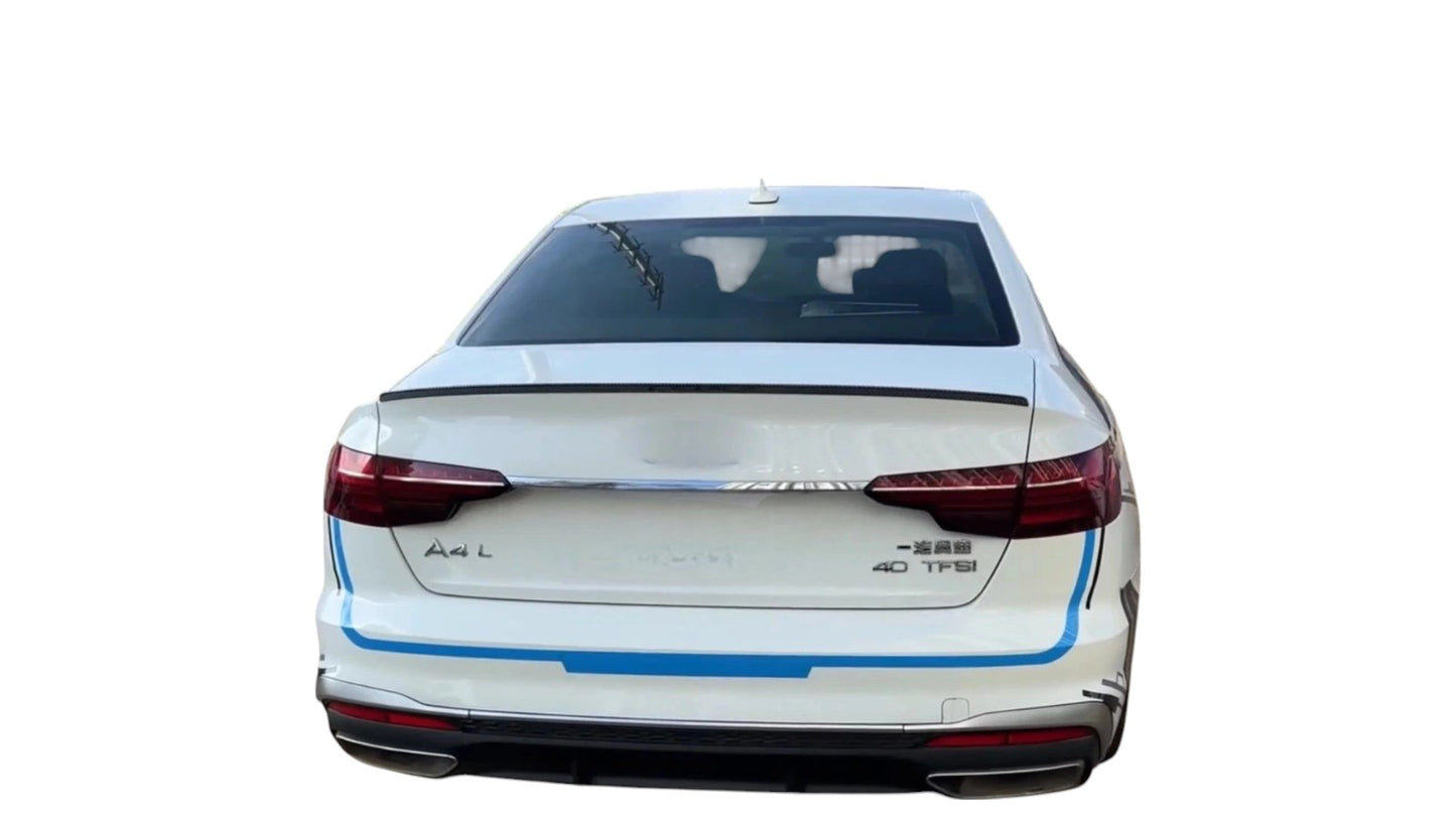 💕 Spoiler Nero Lucido Stile S4 per Audi A4 B9 Berlina 2016+ | Body Kit 💕
