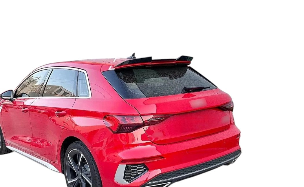 💕 Spoiler Tetto Nero Lucido per Audi A3 S3 RS3 8Y Sportback 2020+ | Body Kit 💕