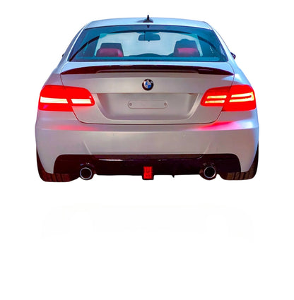 💕 Diffusore Posteriore Carbonio + LED per BMW E92/E93 M Sport Stile 335i 💕