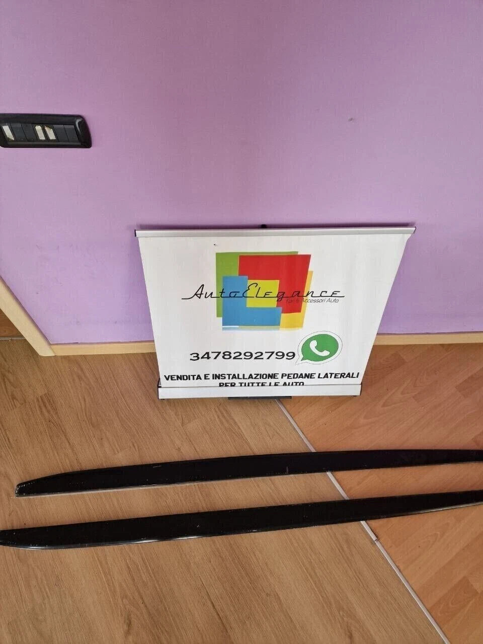 😍VW SCIROCCO 2008-2016 🟢GLOSSY BLACK SPLITTER UNDER SIDE SKIRTS🟢