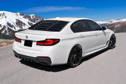 💫 Louver Lunotto Posteriore in ABS Nero Lucido per BMW Serie 5 G30 – Spoiler💫