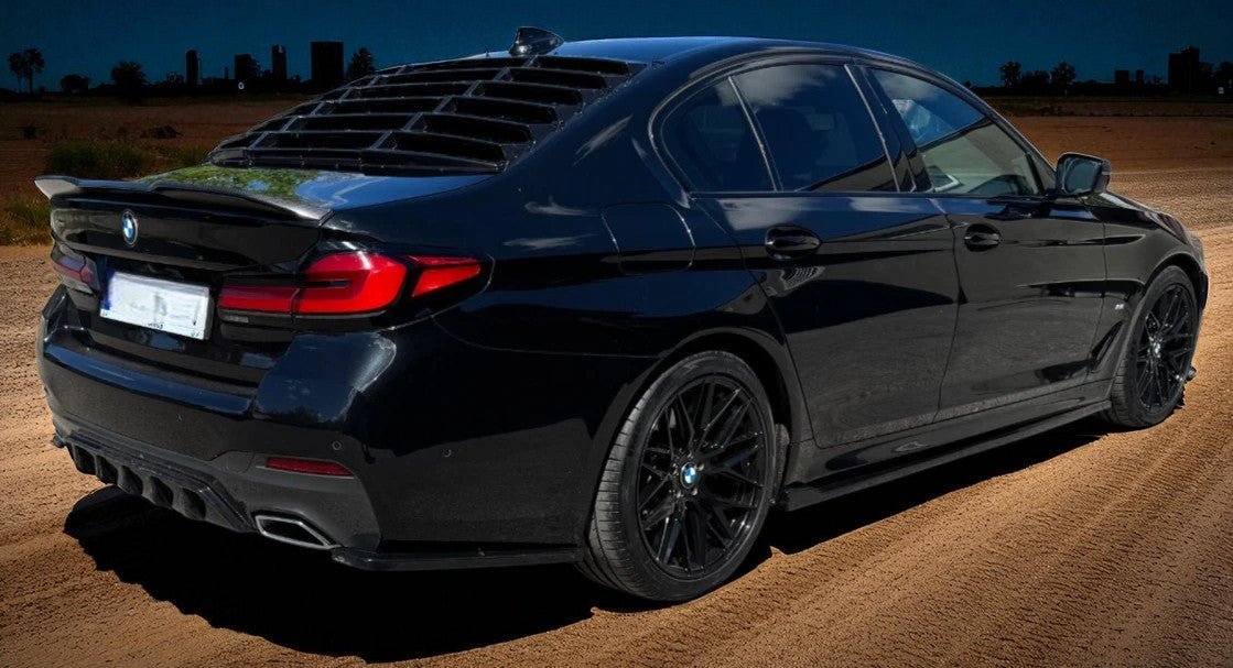 💫 Louver Lunotto Posteriore in ABS Nero Lucido per BMW Serie 5 G30 – Spoiler💫