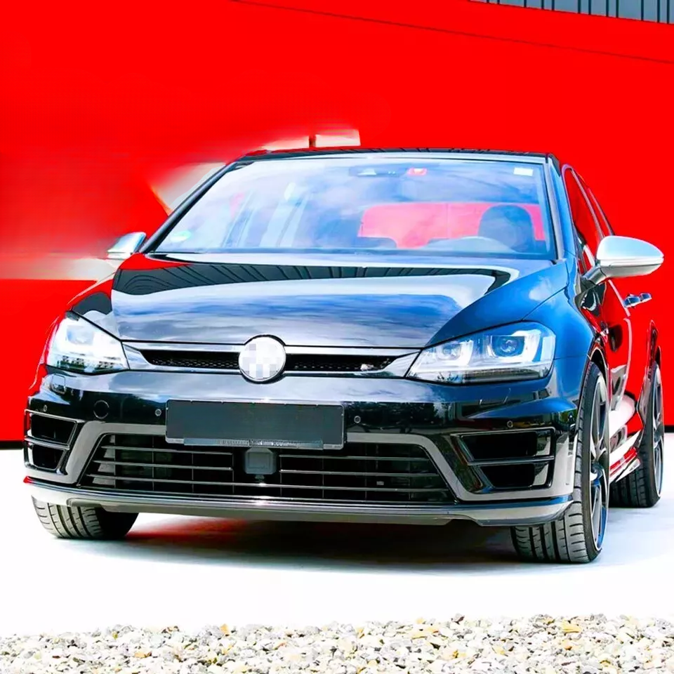 ✨Griglia VW Golf MK7 ABT Style, griglia a nido d'ape nera lucida, 2013-16✨