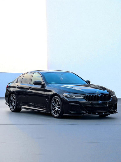 💫 Spoiler / Labbro Anteriore in ABS Nero Lucido per BMW Serie 5 G30 Facelift💫